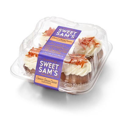 6-Pack Small Carrot Cupcake 1