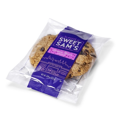 12-Pack Individually Wrapped Oatmeal Raisin Cookie 1