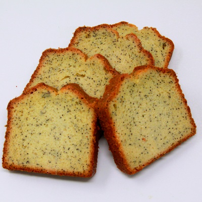 Presliced Orange Poppy Pound Cake 4