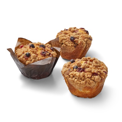 12-Pack Individually Wrapped Cranberry Muffin 5