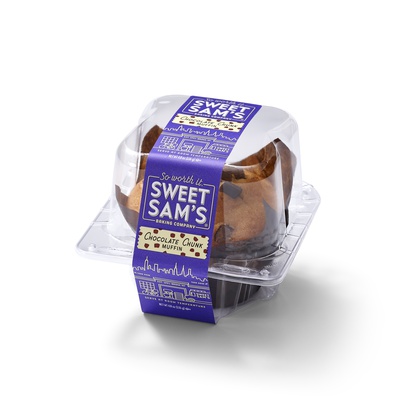 12-Pack Individually Wrapped Chocolate Chunk Muffin 1