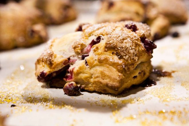 Photo of Sweet Sam's Scone just out of the Oven